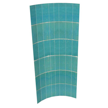 Mosaic House Moroccan tile Hearst Spa Corner A 23 Turquoise  solid zellige, mosaic, zellij, field, pattern, glaze 